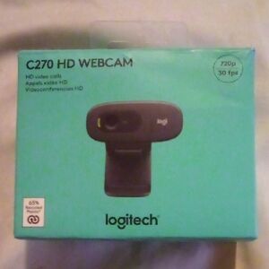 Logitech C270 HD Webcam Black